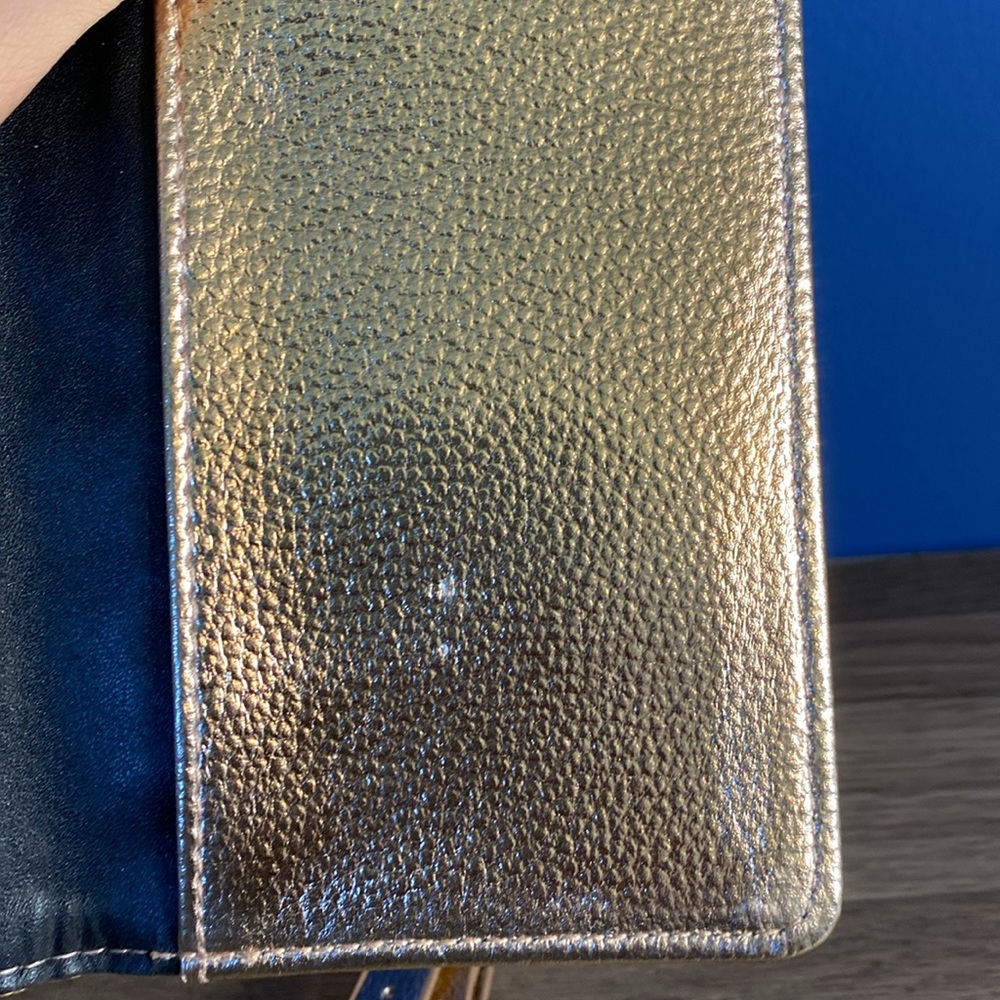 Rose Gold Metallic Passport Holder & Luggage Tag - Picture 5 of 7